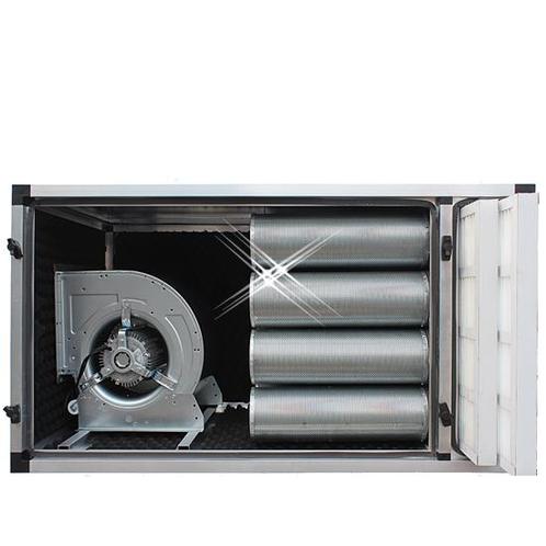 compacte geurfilterkast 3250 m3/h - met motor, Bricolage & Construction, Ventilation & Extraction, Envoi