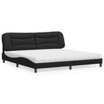 vidaXL Bed met matras Hvar kunstleer zwart 200x200 cm, Huis en Inrichting, Verzenden, Nieuw