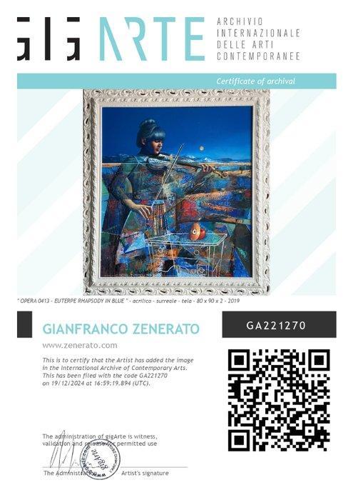Gianfranco Zenerato - EUTERPE RHAPSODY IN BLUE - XL, Antiek en Kunst, Kunst | Schilderijen | Modern