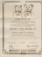 Steiff - Teddybeer DICKY 1930 WEISS 33 - 1990-2000 -, Antiek en Kunst