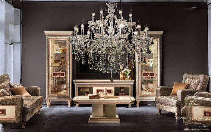 SLC Illumina - MG - Kroonluchter - MT 18 Luci - Kristal -, Antiek en Kunst, Kunst | Designobjecten