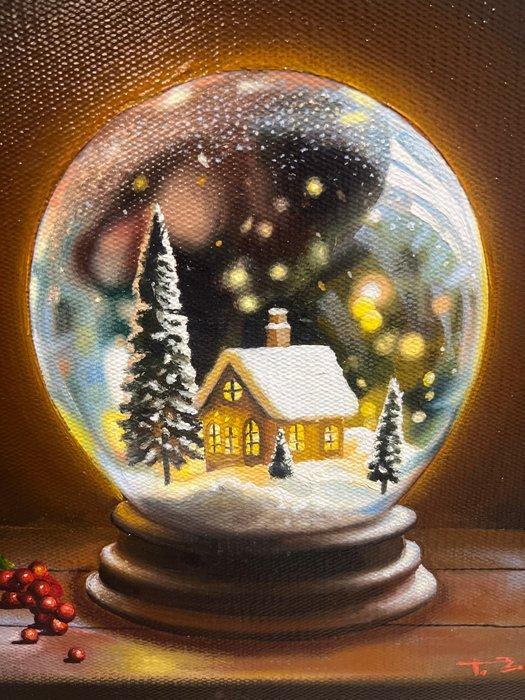 Zalkar Toktogulov - Winter Tale, Antiek en Kunst, Kunst | Schilderijen | Modern