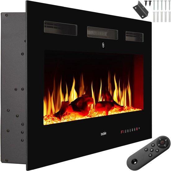 2dekans | tectake® Wandhaard - Elektrische Haard -, Huis en Inrichting, Haarden, Ophalen of Verzenden