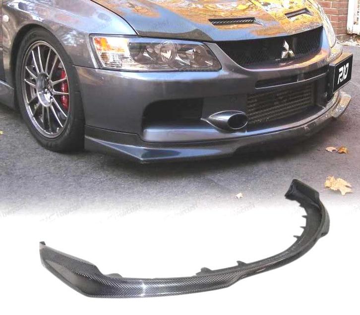 SPOILER LAME DE PARE-CHOCS AVANT MITSUBISHI EVO IX 05-08 CAR, Auto-onderdelen, Carrosserie, Verzenden