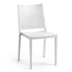 Stoel | Kunststof | Wit | In-/Outdoor | 450x540x830(h)mm, Zakelijke goederen, Verzenden, Nieuw in verpakking