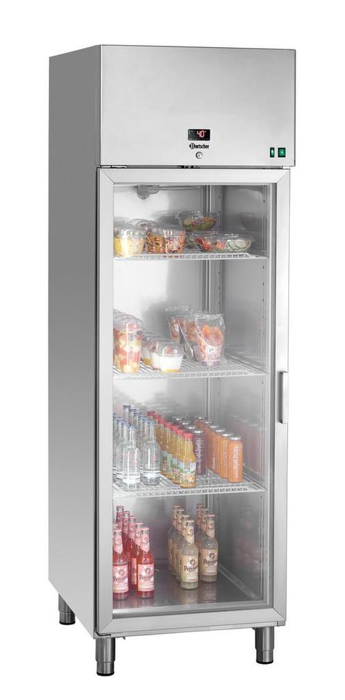 Bartscher Koelkast met glazen deur 700 GN210, Elektronische apparatuur, Vriezers en Diepvrieskisten, Ophalen of Verzenden