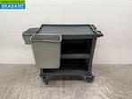 Chariot de service en plastique 3 étages 123 cm Horeca, Verzenden