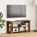 vidaXL TV-stand Rook Eiken 100 x 40 x 50 cm, Huis en Inrichting, Kasten |Televisiemeubels, Verzenden, Nieuw