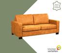 Leren bank Energy - 2,5 zits - Kenia Cognac (cognac) -, Antiek en Kunst, Ophalen of Verzenden