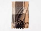 Veiling - Geruite luxe sjaal - Bruin tinten, Kleding | Dames, Mutsen, Sjaals en Handschoenen, Nieuw