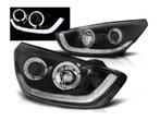 LED Tube DRL koplampen Black geschikt voor Hyundai Tucson, Verzenden