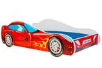 Duurzaam en veilig kinderbed - Rode auto - 160x80 cm - Ho..., Ophalen of Verzenden, Nieuw