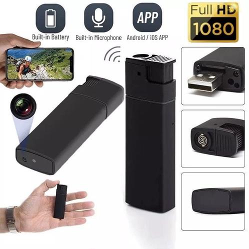 Spy camera AANSTEKER spycam mini verborgen camera Full HD WI, Audio, Tv en Foto, Overige Audio, Tv en Foto, Nieuw, Verzenden