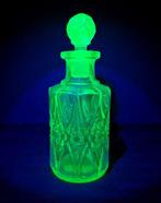 Val Saint Lambert - Ensemble de toilette en verre uranifère, Antiek en Kunst