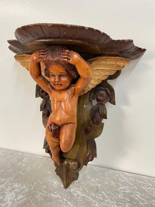 Architectonisch ornament - 1940-1950 - Console Engel - 40 cm, Antiek en Kunst, Antiek | Boeken en Manuscripten