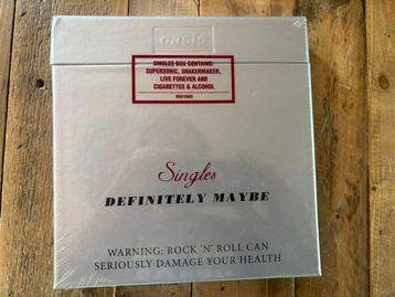 Oasis - Definitely Maybe Singles - 7 VINYL BOX SET NEW
