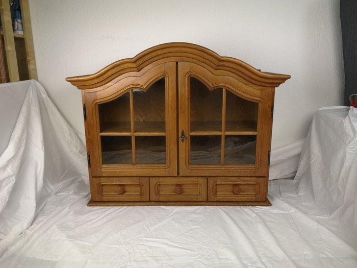 Vitrinekast - Hout, Glas - Massief hout Vitrine, Antiquités & Art, Curiosités & Brocante