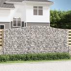 vidaXL Schanskorf gewelfd 400x30x180/200 cm gegalvaniseerd, Tuin en Terras, Verzenden, Nieuw