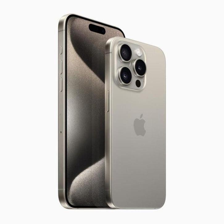 Apple iPhone 15 Pro Max 256Gb Natural + 2Jaar Garantie, Telecommunicatie, Mobiele telefoons | Apple iPhone, Zonder abonnement