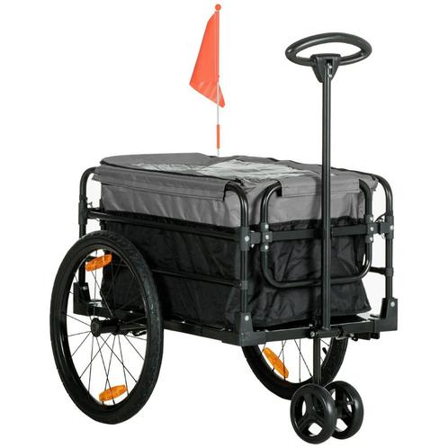 TRUUSK 2-in-1 Fietsaanhanger - Vrachtaanhanger voor Fiets -, Fietsen en Brommers, Fietsaccessoires | Overige Fietsaccessoires