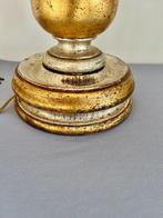 Kaarsenhouder - Verguld hout - Oude kandelaars, Antiek en Kunst