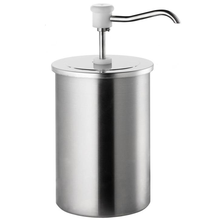 Dispenser + Container | BCMK | RVS | 4L | Ø190mm Bereila, Zakelijke goederen, Horeca | Keukenapparatuur, Nieuw in verpakking, Verzenden