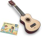 Woet® Houten Speelgoedgitaar met Draagriem - Naturel -, Verzenden, Zo goed als nieuw