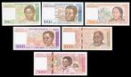 Madagaskar. - 500, 1000, 2500, 5000, 10000, 25000 Francs, Timbres & Monnaies