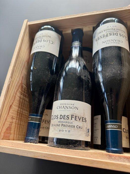 2012 Chanson Clos des Fèves - Beaune 1er Cru - 6, Collections, Vins