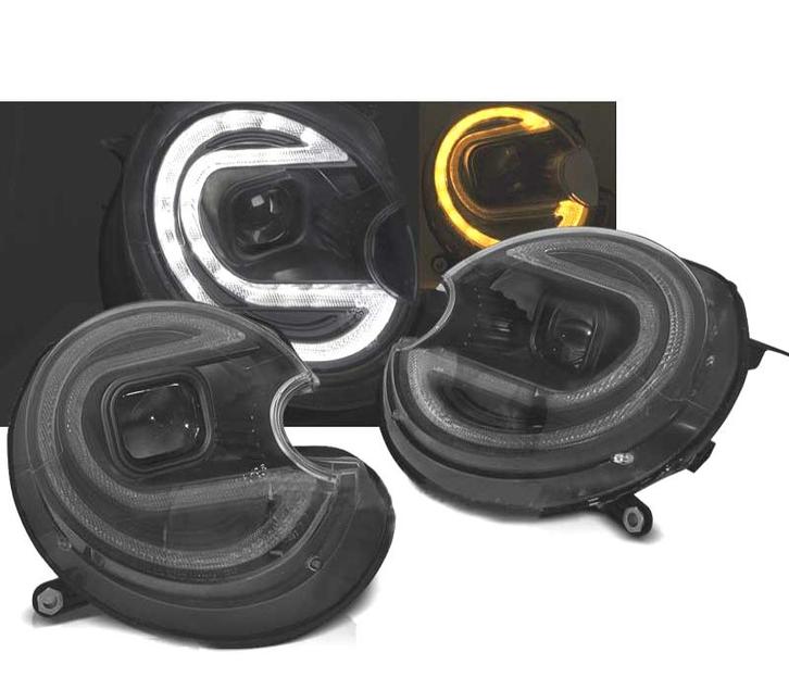 PHARES XÉNON MINI COOPER 06-14 LED NOIR, Autos : Pièces & Accessoires, Éclairage, Envoi
