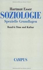 Soziologie. Spezielle Grundlagen: Band 6: Sinn und ...  Book, Hartmut Esser, Zo goed als nieuw, Verzenden