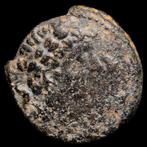 Oud Hispania. Cese-Tarraco. As 120-50 a.C. Rider with palm