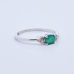 Zonder Minimumprijs - Ring 14 kt. - 0.42ct. tw. Smaragd, Nieuw