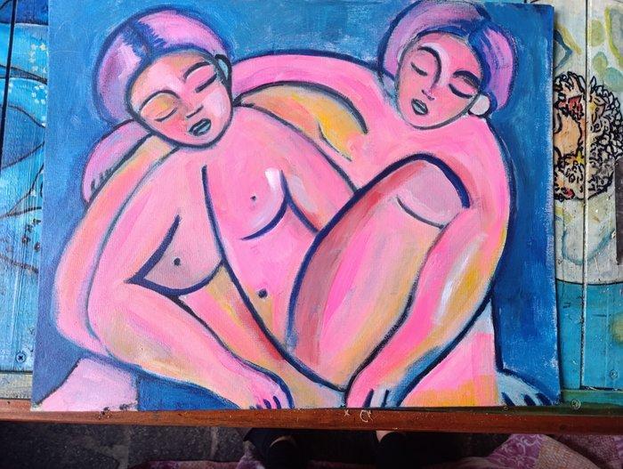 Silvia Iannotta - oltre il tempo, Antiek en Kunst, Kunst | Schilderijen | Modern