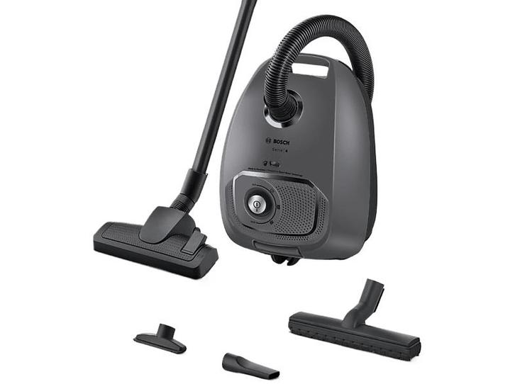 Bosch -  Stofzuiger Met Zak - Grijs, Elektronische apparatuur, Stofzuigers, Nieuw, Minder dan 1200 watt, Verzenden