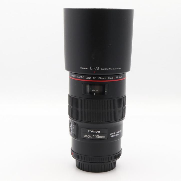 Canon EF 100mm F/2.8L USM IS Macro | Tweedehands, Audio, Tv en Foto, Foto | Lenzen en Objectieven, Zo goed als nieuw, Verzenden