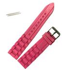 Fako - Horlogebandje - Siliconen - 20mm - Roze, Verzenden