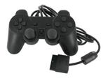 PS2 Controller Wired Zwart (Third Party) (Nieuw), Games en Spelcomputers, Ophalen of Verzenden, Nieuw