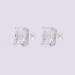 Zonder minimumprijs - Oorbellen - 14 karaat Witgoud -, Nieuw