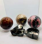 Versteend hout Kavel met verschillende items - Hoogte: 7.5, Verzamelen