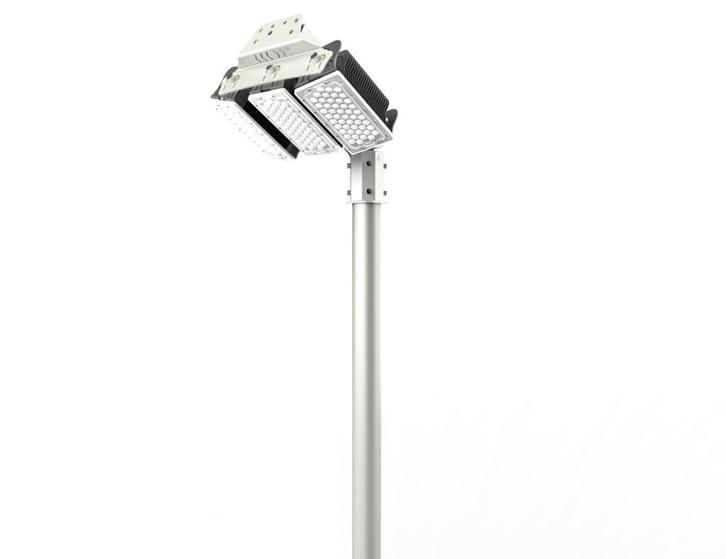 6 meter stalen lichtmast inclusief 150W LED schijnwerper – C, Articles professionnels, Articles professionnels Autre, Envoi