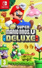 New Super Mario Bros. U Deluxe-Standaard (Switch) Gebruikt, Games en Spelcomputers, Ophalen of Verzenden, Nieuw