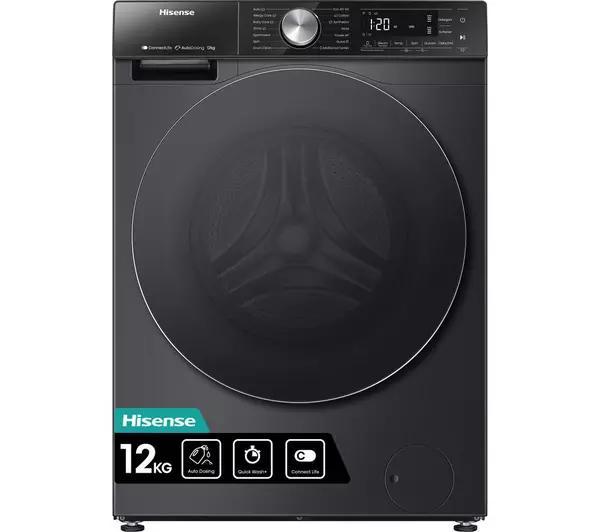 Hisense Wf5s1245bb Wasmachine 12kg 1400t, Elektronische apparatuur, Wasmachines, Ophalen of Verzenden