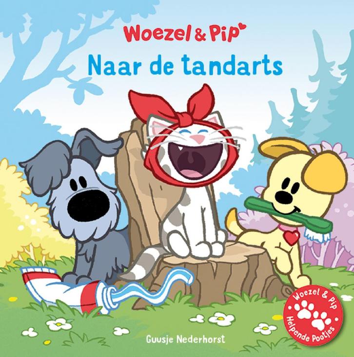 Naar de tandarts / Woezel & Pip - Helpende pootjes, Boeken, Kinderboeken | Kleuters, Zo goed als nieuw, Verzenden