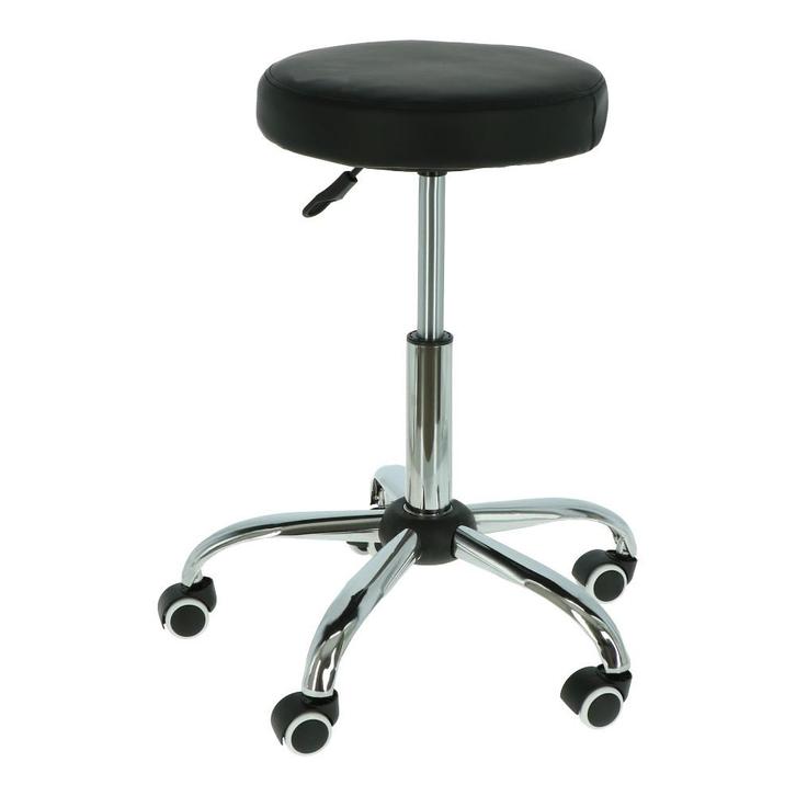 Alora Tabouret Op Wielen - Zadelkruk - Zwart - Kruk –, Tuin en Terras, Hand-tuingereedschap, Nieuw