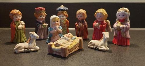 Kerststal (10) - Keramiek - 10 kerststal figuren, Antiek en Kunst, Antiek | Boeken en Manuscripten