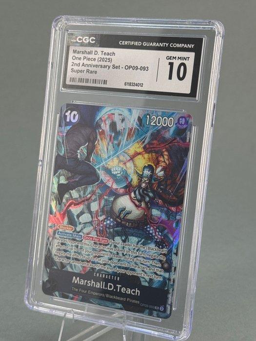 Bandai - 1 Graded card - One Piece - Marshall D. Teach, Hobby & Loisirs créatifs, Jeux de cartes à collectionner | Autre