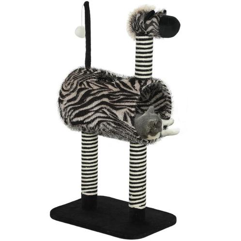 TRUUSK Krabpaal Zebra-ontwerp - Kattentunnel Ø25 cm - Katten, Dieren en Toebehoren, Katten-accessoires, Verzenden