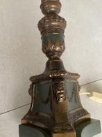 Lamp - Prachtige hoge lamp in Empire-stijl - Hout, Metaal,