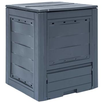 vidaXL Compostbak 260 L 60x60x73cm grijs, Verzenden